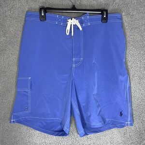 Polo Ralph Lauren Men's XL  Kailua Classic Fit Swim Trunk Board Shorts Blue